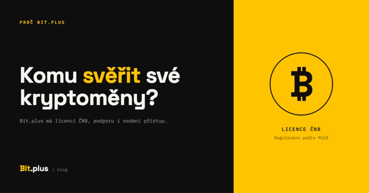 Komu svěřit své kryptoměny? Bit.plus má licenci, podporu i osobní přístup